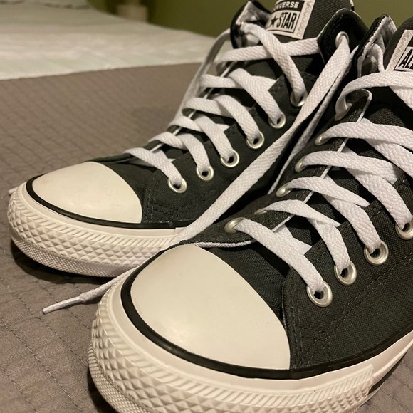 Converse Chuck Taylor All Star High Street High Tops - Black/White - Picture 2 of 7